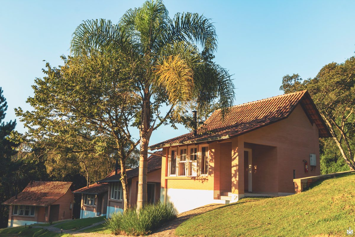 Chalé Kairu Purunã em meio à natureza